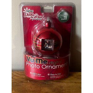 Vu-Me Digital Photo Ornament‎  Display Up To 70 Photos  Easy To Use  Full Color